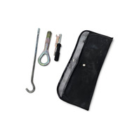 2004-2008 Nissan 350Z Emergency Tool Kit Tow Hook Jack Handle Tool Bag 51112-CA000, F056, OEM, 2004, 2005, 2006, 2007, 2008