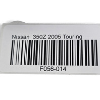2004-2008 Nissan 350Z Tweeter Speaker w/Cover Right/Passenger 80292-CD00A, F056, OEM, 2004, 2005, 2006, 2007, 2008