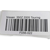 2003-2006 Nissan 350Z Turn Signal Switch Head Light Lamp 25540-CD006, F056, OEM, 2003, 2004, 2005, 2006