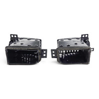 2003-2008 Nissan 350Z Right/Left Dash A/C Air Conditioner Vent Black Set, 68750-CD00A, F056, OEM, 2003, 2004, 2005, 2006, 2007, 2008