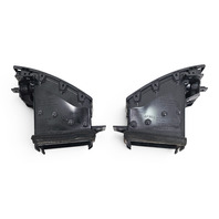 2003-2008 Nissan 350Z Right/Left Dash A/C Air Conditioner Vent Black Set, 68750-CD00A, F056, OEM, 2003, 2004, 2005, 2006, 2007, 2008