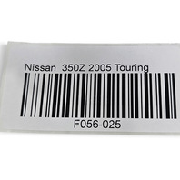 2003-2006 Nissan 350Z Steering Wheel w/Volume Cruise Switch Control 48430-CE410, F056, OEM, 2003, 2004, 2005, 2006