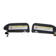 2003-2007 Nissan 350Z Sun Visor Sunvisor Left/Right Side Set (2) 96401-CF61A, F056, OEM, 2003, 2004, 2005, 2006, 2007