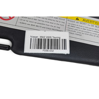 2003-2007 Nissan 350Z Sun Visor Sunvisor Left/Right Side Set (2) 96401-CF61A, F056, OEM, 2003, 2004, 2005, 2006, 2007