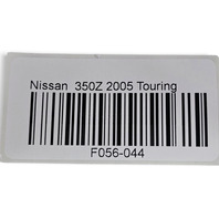 2003-2007 Nissan 350Z Front Seat Belt Retractor Pretensioner Left/Driver 86885-CE000, F056, OEM, 2003, 2004, 2005, 2006, 2007