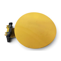 2004-2008 Nissan 350Z Fuel Filler Lid Yellow, 78830-CD43A, F056, OEM, 2004, 2005, 2006, 2007, 2008