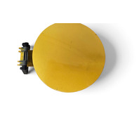 2004-2008 Nissan 350Z Fuel Filler Lid Yellow, 78830-CD43A, F056, OEM, 2004, 2005, 2006, 2007, 2008