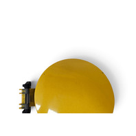 2004-2008 Nissan 350Z Fuel Filler Lid Yellow, 78830-CD43A, F056, OEM, 2004, 2005, 2006, 2007, 2008