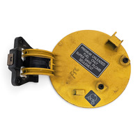2004-2008 Nissan 350Z Fuel Filler Lid Yellow, 78830-CD43A, F056, OEM, 2004, 2005, 2006, 2007, 2008