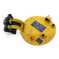 2004-2008 Nissan 350Z Fuel Filler Lid Yellow, 78830-CD43A, F056, OEM, 2004, 2005, 2006, 2007, 2008