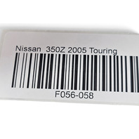 2004-2006 Nissan 350Z Convertible Door Panel Lining Left Driver Black 80901-CD200, F056, OEM, 2004, 2005, 2006