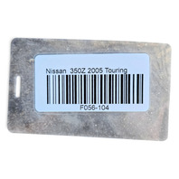 2003-2007 Nissan 350Z VQ35DE Engine Battery Ground Earth Cable 24083-AL500, F056, OEM, 2003, 2004, 2005, 2006, 2007