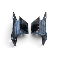 2003-2008 Nissan 350Z Front Bumper Impact Bar Stay Bracket Left/Right Set, 62211-CD010, 62210-CD010, F056, OEM, 2003, 2004, 2005, 2006, 2007, 2008
