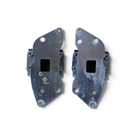 2003-2008 Nissan 350Z Front Bumper Impact Bar Stay Bracket Left/Right Set, 62211-CD010, 62210-CD010, F056, OEM, 2003, 2004, 2005, 2006, 2007, 2008