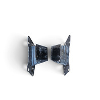 2003-2008 Nissan 350Z Front Bumper Impact Bar Stay Bracket Left/Right Set, 62211-CD010, 62210-CD010, F056, OEM, 2003, 2004, 2005, 2006, 2007, 2008