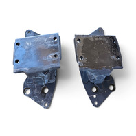 2003-2008 Nissan 350Z Front Bumper Impact Bar Stay Bracket Left/Right Set, 62211-CD010, 62210-CD010, F056, OEM, 2003, 2004, 2005, 2006, 2007, 2008