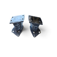 2003-2008 Nissan 350Z Front Bumper Impact Bar Stay Bracket Left/Right Set, 62211-CD010, 62210-CD010, F056, OEM, 2003, 2004, 2005, 2006, 2007, 2008