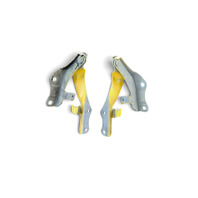 2003-2008 Nissan 350Z Hood Hinge Left/Right Set Yellow 65400-CD70A, F056, OEM, 2003, 2004, 2005, 2006, 2007, 2008