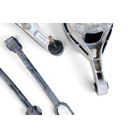 2003-2008 Nissan 350Z Rear Lower Control Arm Left Set(4) 551B0-AL500, F056, OEM, 2003, 2004, 2005, 2006, 2007, 2008