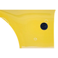 2003-2008 Nissan 350Z Front Left/Driver Fender Yellow, FCA01-CD0MA, F056, OEM, 2003, 2004, 2005, 2006, 2007, 2008