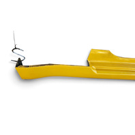 2003-2008 Nissan 350Z Rocker Panel Molding Left/Driver Yellow, 76851-CD025, F056, 2003, OEM, 2004, 2005, 2006, 2007, 2008