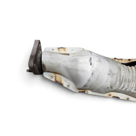 2003-2007 Nissan 350Z Left Exhaust Muffler Pipe Upper Converter (DAMAGED) 208B3-AC325, F056, OEM, 2003, 2004, 2005, 2006, 2007