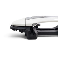 2015-2023 Infiniti Q50 Front Right/Passenger Exterior Door Handle White, 80640-4GA9A, F057, OEM, 2015, 2016, 2017, 2018, 2019, 2020, 2021, 2022, 2023