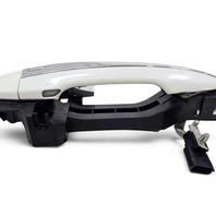 2015-2023 Infiniti Q50 Front Right/Passenger Exterior Door Handle White, 80640-4GA9A, F057, OEM, 2015, 2016, 2017, 2018, 2019, 2020, 2021, 2022, 2023