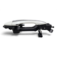 2015-2023 Infiniti Q50 Front Right/Passenger Exterior Door Handle White, 80640-4GA9A, F057, OEM, 2015, 2016, 2017, 2018, 2019, 2020, 2021, 2022, 2023
