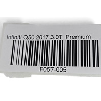 2014-2018 Infiniti Q50 Hybrid Shifter Shift Gear Automatic Knob Black, 34910-4GA0B, F057, OEM, 2014, 2015, 2016, 2017, 2018