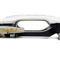 2015-2023 Infiniti Q50 Front Left/Driver Exterior Door Handle White 80641-4GA9A, F057, OEM, 2015, 2016, 2017, 2018, 2019, 2020, 2021, 2022, 2023