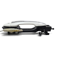 2015-2023 Infiniti Q50 Front Left/Driver Exterior Door Handle White 80641-4GA9A, F057, OEM, 2015, 2016, 2017, 2018, 2019, 2020, 2021, 2022, 2023