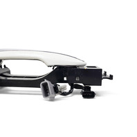 2015-2023 Infiniti Q50 Front Left/Driver Exterior Door Handle White 80641-4GA9A, F057, OEM, 2015, 2016, 2017, 2018, 2019, 2020, 2021, 2022, 2023