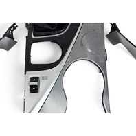 2016-2018 Infiniti Q50 Silver Interior Dash Trim Center Console Shifter Bezel Boot Left/Right Air Vent Set, F057, OEM, 2016, 2017, 2018