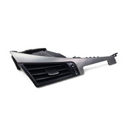 2016-2018 Infiniti Q50 Silver Interior Dash Trim Center Console Shifter Bezel Boot Left/Right Air Vent Set, F057, OEM, 2016, 2017, 2018