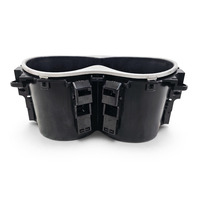 2016-2022 Infiniti Q50 Sedan Center Console Cup Drink Holder 68430-6HJ0A, F057, OEM, 2016, 2017, 2018, 2019, 2020, 2021, 2022