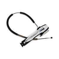 2015-2024 Infiniti Q50 Rear Right/Passenger Exterior Door Handle White, 82640-4GA9A, F057, OEM, 2015, 2016, 2017, 2018, 2019, 2020, 2021, 2022, 2023, 2024