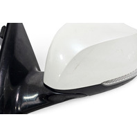 2014-2021 Infiniti Q50 Side View Mirror Left/Driver White, 96302-6HH0B, F057, OEM, 2014, 2015, 2016, 2017, 2018, 2019, 2020, 2021