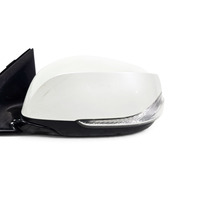 2014-2021 Infiniti Q50 Side View Mirror Left/Driver White, 96302-6HH0B, F057, OEM, 2014, 2015, 2016, 2017, 2018, 2019, 2020, 2021