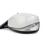 2014-2021 Infiniti Q50 Side View Mirror Left/Driver White, 96302-6HH0B, F057, OEM, 2014, 2015, 2016, 2017, 2018, 2019, 2020, 2021