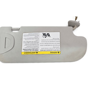 2014-2022 Infiniti Q50 Sun Visor Sunvisor Gray Left/Right Set (2), F057, OEM, 2014, 2015, 2016, 2017, 2018, 2019, 2020, 2021, 2022