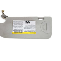 2014-2022 Infiniti Q50 Sun Visor Sunvisor Gray Left/Right Set (2), F057, OEM, 2014, 2015, 2016, 2017, 2018, 2019, 2020, 2021, 2022