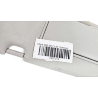 2014-2022 Infiniti Q50 Sun Visor Sunvisor Gray Left/Right Set (2), F057, OEM, 2014, 2015, 2016, 2017, 2018, 2019, 2020, 2021, 2022