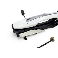 2015-2024 Infiniti Q50 Rear Left/Driver Exterior Door Handle White, 82640-4GA9A, F057, OEM, 2015, 2016, 2017, 2018, 2019, 2020, 2021, 2022, 2023, 2024