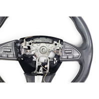 2017-2019 Infiniti Q50 Driving Wheel And Cruise Control Driver Wheel Assembly 48430-5CA0A, F057, OEM, 2017, 2018, 2019