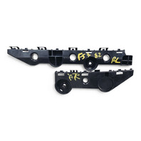 2014-2024 Infiniti Q50 Rear/Left Bumper Upper Lower Bracket Retainer Set 85221-4GA0A, 85225-4GA0A, F057, OEM, 2014, 2015, 2016, 2017, 2018, 2019, 2020, 2021, 2022, 2023, 2024