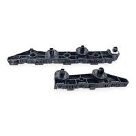 2014-2024 Infiniti Q50 Rear/Left Bumper Upper Lower Bracket Retainer Set 85221-4GA0A, 85225-4GA0A, F057, OEM, 2014, 2015, 2016, 2017, 2018, 2019, 2020, 2021, 2022, 2023, 2024