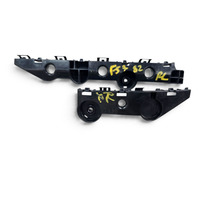 2014-2024 Infiniti Q50 Rear/Left Bumper Upper Lower Bracket Retainer Set 85221-4GA0A, 85225-4GA0A, F057, OEM, 2014, 2015, 2016, 2017, 2018, 2019, 2020, 2021, 2022, 2023, 2024