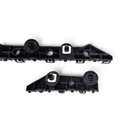 2014-2024 Infiniti Q50 Rear/Right Bumper Upper Lower Bracket Retainer Set 85220-4GA0A, 85224-4GA0A, F057, OEM, 2014, 2015, 2016, 2017, 2018, 2019, 2020, 2021, 2022, 2023, 2024