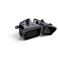2014-2019 Infiniti Q50  Front Left/Driver Right/passenger Air Vent Black Set, F057, OEM, 2014, 2015, 2016, 2017, 2018, 2019